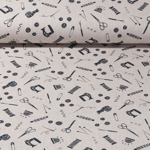 Canvas - Nähatelier Leinenlook Beige