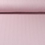 Jersey de coton - Maille pointelle Vieux rose