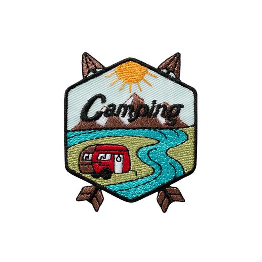 Ecusson thermocollant Camping Ecusson thermocollant Camping