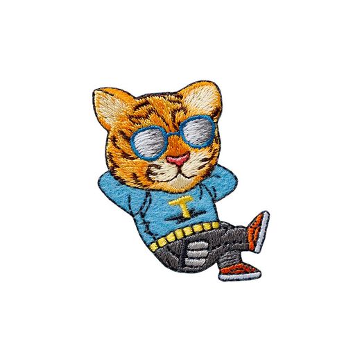 Ecusson thermocollant Tigre couché
