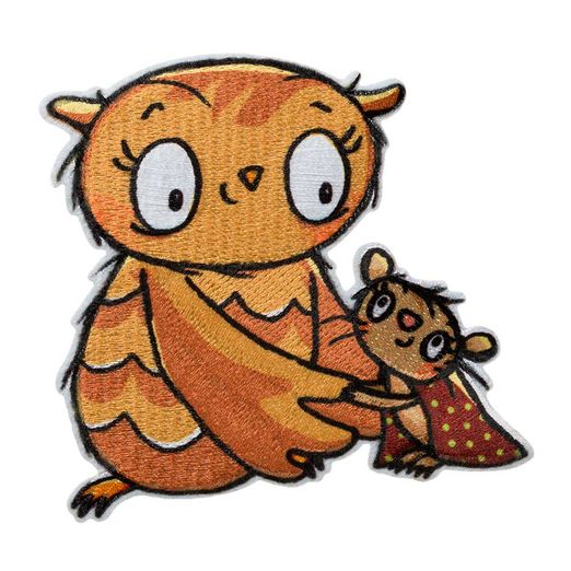 Patch Kleine Eule© mit Maus Patch Kleine Eule© mit Maus