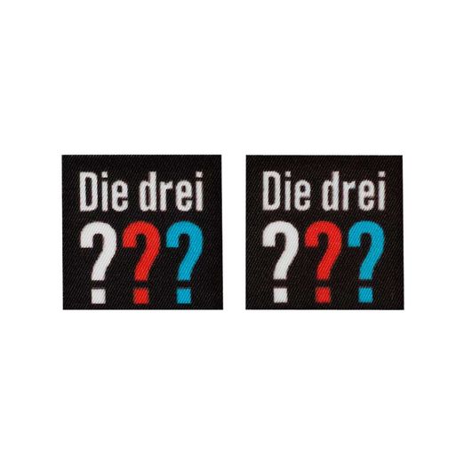 Patch Die Drei ???© Logo - 2 Stück