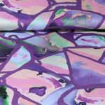 Satin de coton - Impression digitale Nerida Hansen Resonate Violet