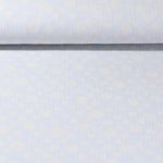 Mousseline de coton - Jacquard Double face Pois Bleu clair