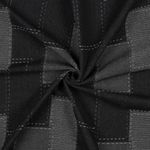 Džíny - Jacquard Patchwork Černý Džíny - Jacquard Patchwork Černý
