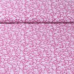 Baumwoll-Popeline - Blumen Pink