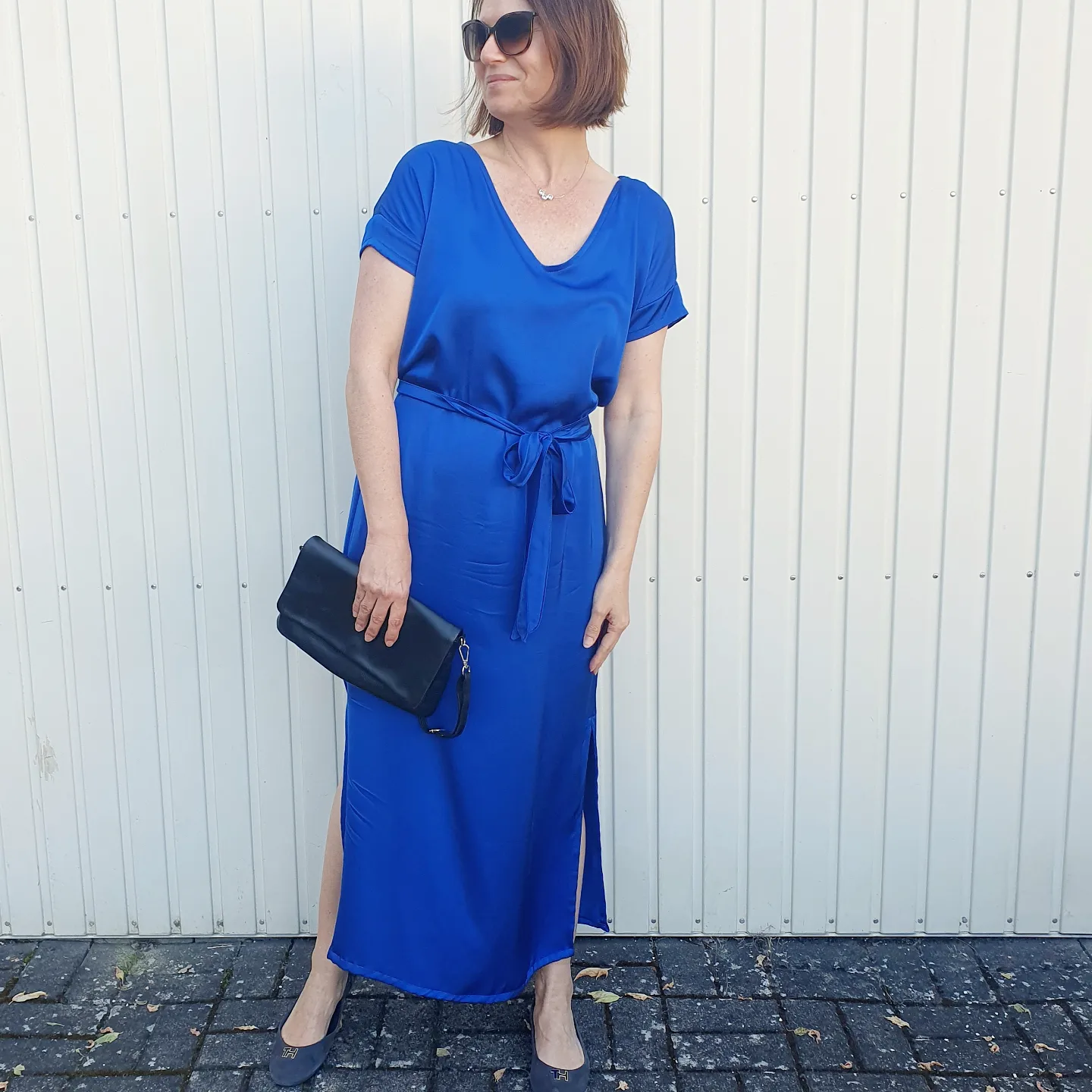 Viskose Satin Hannah - Bleu roi-2 Viskose Satin Hannah - Bleu roi-2
