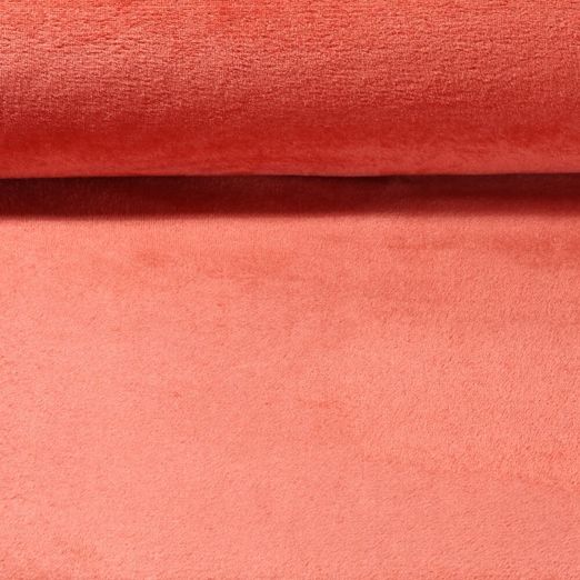 Kuschelfleece Lili - Uni Orange