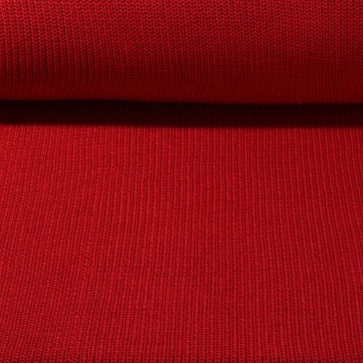 Sweat tricoté bio - Hamburger Liebe Hand on Heart Troyer Knitty Rouge
