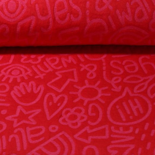 Bio Sweat - Hamburger Liebe Hand on Heart All I Want Stepper Rot
