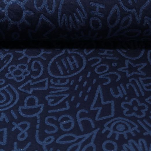 Sweat bio - Hamburger Liebe Hand on Heart All I Want Stepper Bleu marine foncé
