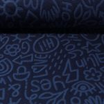 Organic Sweat - Hamburger Liebe Hand on Heart All I Want Stepper Navy