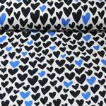 Ekologisk Jersey - Hamburger Liebe Digitalt tryck Hand On Heart Honest Ecru Svart