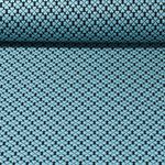 Jersey jacquard bio - Hamburger Liebe Hand on Hearts Lucky Knit Turquoise