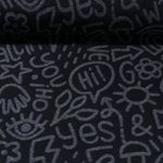 Sweat bio - Hamburger Liebe Hand on Heart All I Want Stepper Noir