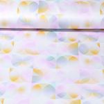 Jersey Sport - Fleurs géométriques Jaune pastel