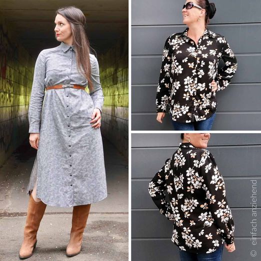 Bluse Kleid und Jacke - Kleidchen wechsel dich - Schnittmuster eBook Bluse Kleid und Jacke - Kleidchen wechsel dich - Schnittmuster eBook