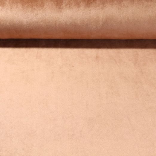 Jersey Velours Ice - Super stretch Brun doré Uni
