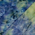 Sammetjersey - Superstretch batik mintblå