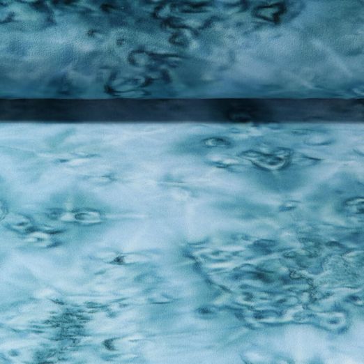 Jersey Velours Ice - Super stretch Batik Pétrole
