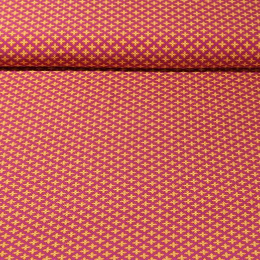 Viskose-Popeline - Kleine Blumen Pink