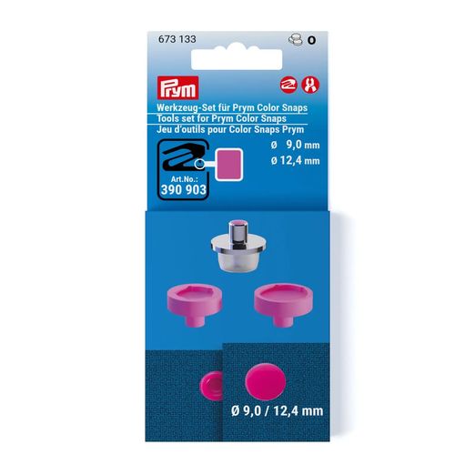 PRYM Set d'outils pour Snaps - 9 et 12,4mm
