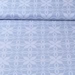 Tissu coton Gütermann - Collection brillante Fleurs Bleu clair