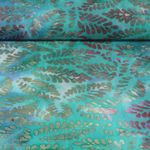 Baumwoll-Popeline - Batik Grün