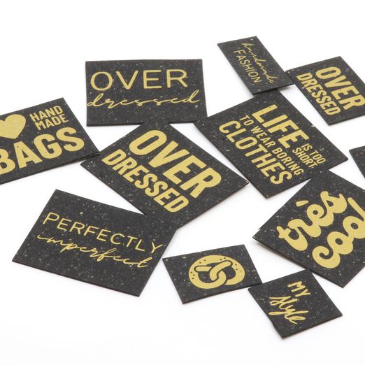 ReLeda Label Bogen - Fashion - schwarz/gold