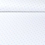 Jersey - Tissu à combiner Etoiles Ecru Bleu clair