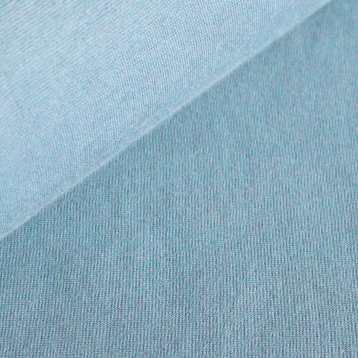 Albstoffe Bio Bündchen - Uni Tropico Blau