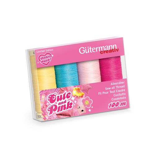 Gütermann Nähfaden-Set Cute & Pink - 4x100m Gütermann Nähfaden-Set Cute & Pink - 4x100m