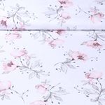 Coton Gütermann - Collection Bright Side Fleurs délicates Blanc