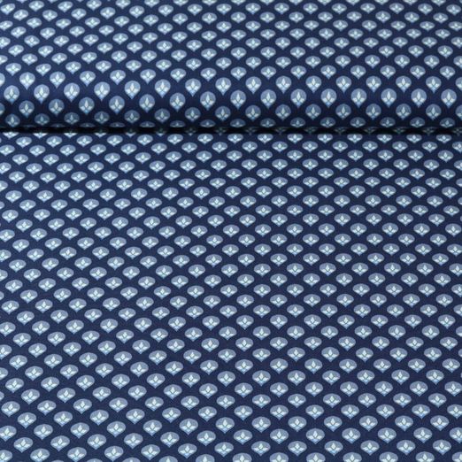 Gütermann Baumwolle - Natural Beauty Kollektion Tropfen Navy