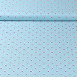 Coton Gütermann - Collection Bright Side Fleurs Bleu glacier
