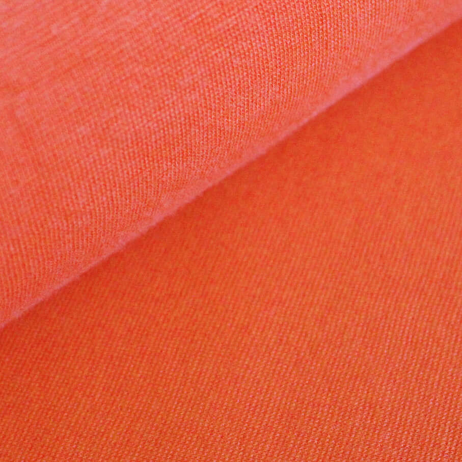Bords côtes bio Albstoffe - Orange Luce Uni-0 Bords côtes bio Albstoffe - Orange Luce Uni-0