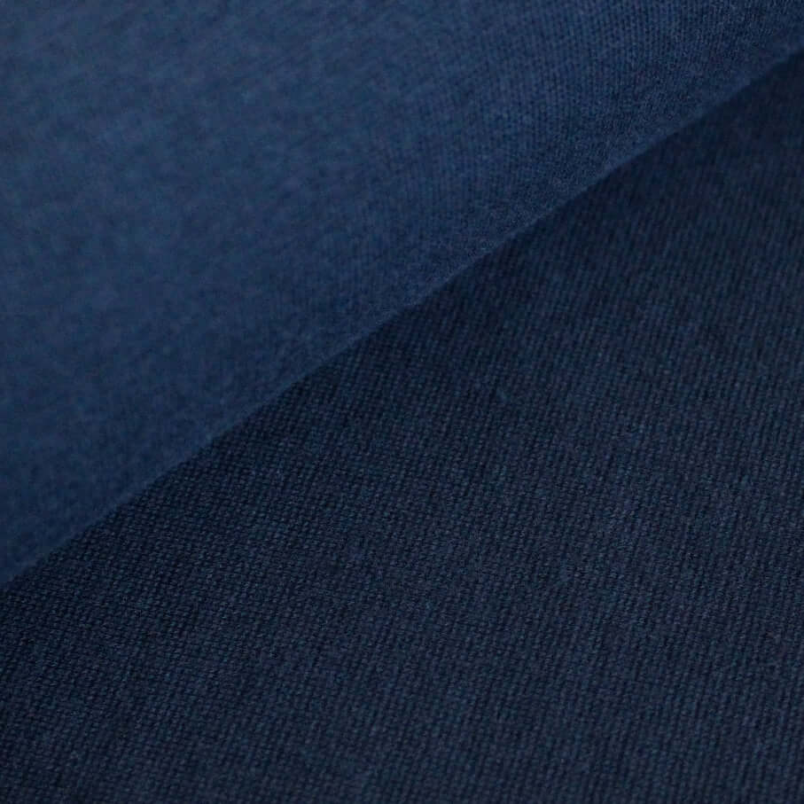 Albstoffe Bio Bündchen - Uni Blue Navy-0 Albstoffe Bio Bündchen - Uni Blue Navy-0