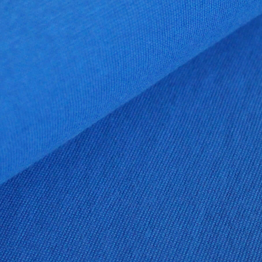 Albstoffe Bio Bündchen - Uni Bluette Blau-0 Albstoffe Bio Bündchen - Uni Bluette Blau-0
