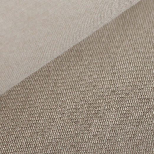 Albstoffe Bio Bündchen - Uni Corda Beige
