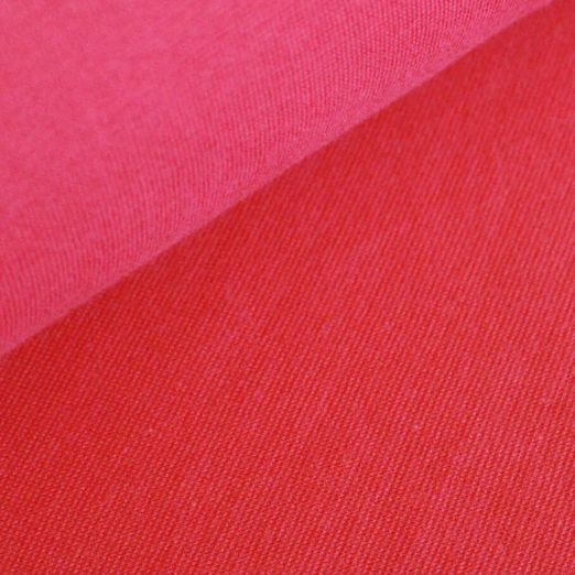 Bords côtes bio Albstoffe - Rose Azalea Uni