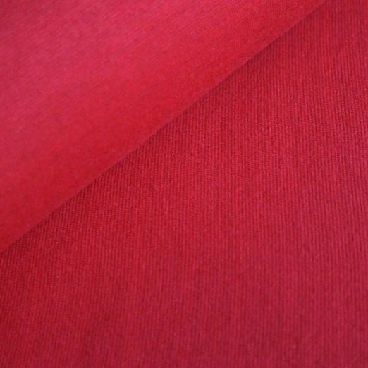 Bords côtes bio Albstoffe - Rouge Flamme Uni