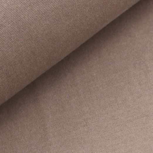 Albstoffe Bio Bündchen - Uni Sabbia Braun Albstoffe Bio Bündchen - Uni Sabbia Braun