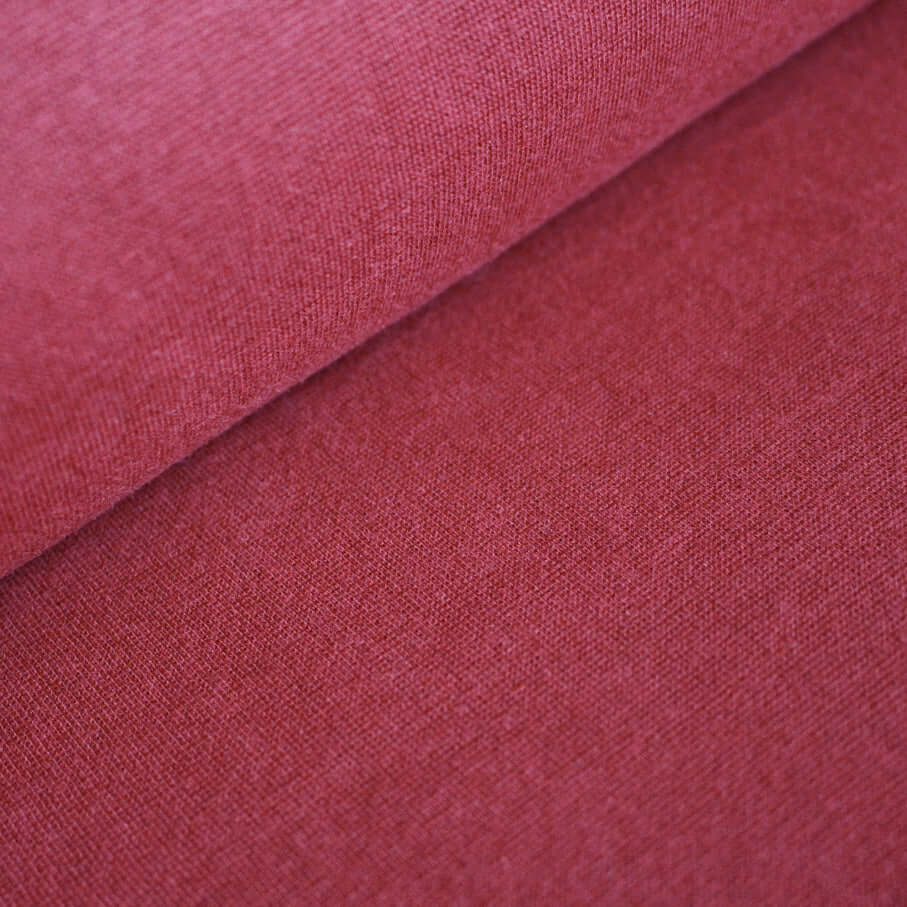 Albstoffe Bio Bündchen - Uni Prugna Rot-0 Albstoffe Bio Bündchen - Uni Prugna Rot-0