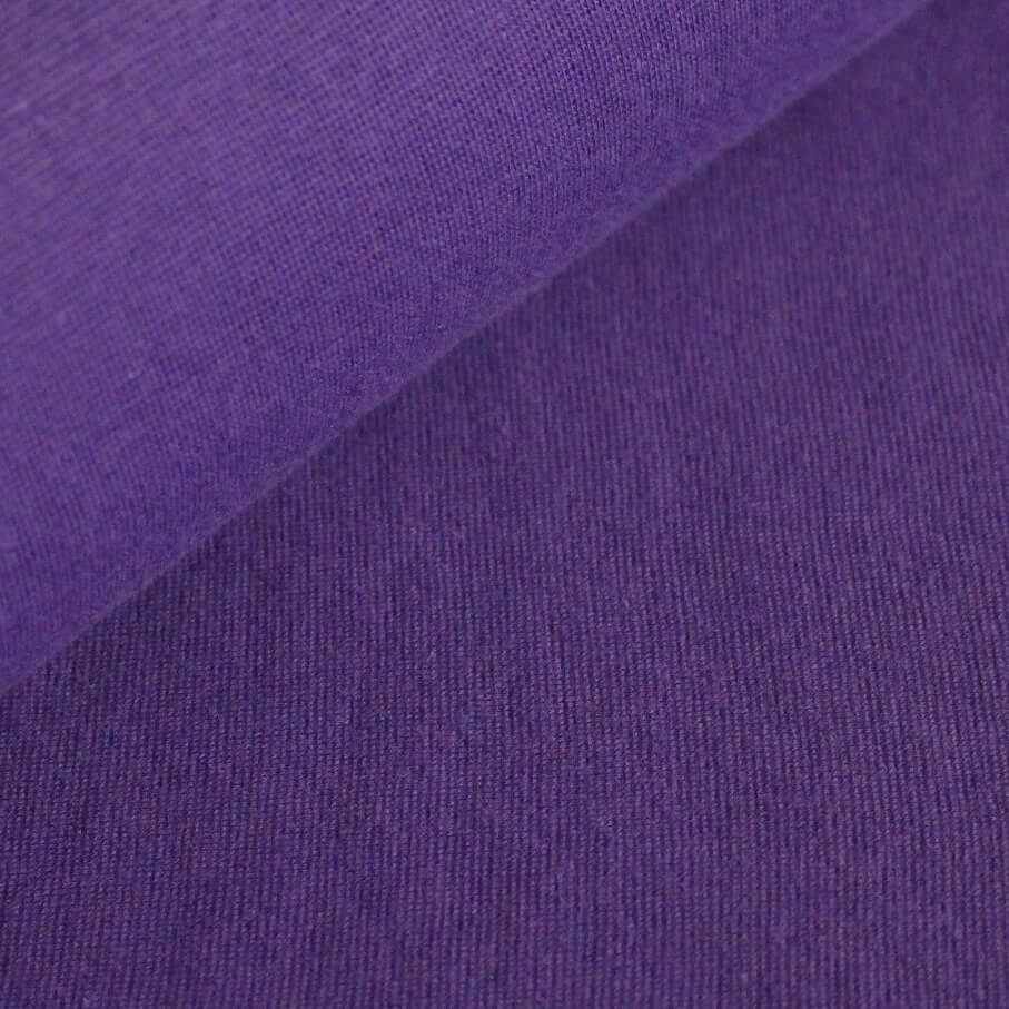 Albstoffe Bio Bündchen - Uni Violaceo Lila-0 Albstoffe Bio Bündchen - Uni Violaceo Lila-0