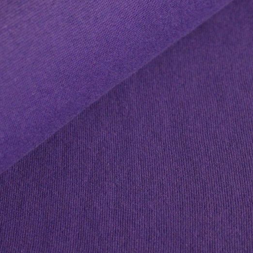 Albstoffe Bio Bündchen - Uni Violaceo Lila Albstoffe Bio Bündchen - Uni Violaceo Lila