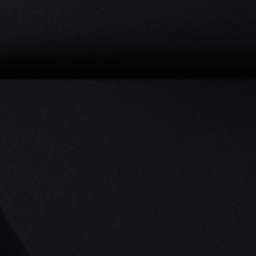 Blusen- und Kleiderstoff - Crepe Stretch Schwarz