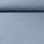 Mousseline de coton Slub effet lin Edouard - Bleu jean