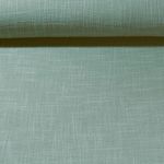 Mousseline de coton Slub effet lin Edouard - Vert menthe