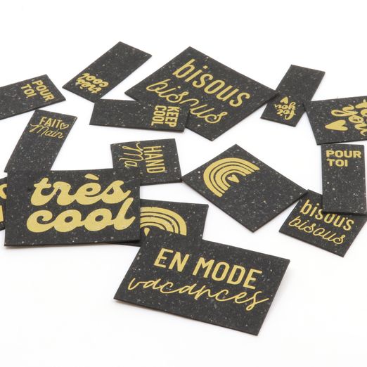 ReLeda Label Bogen - Message - schwarz/gold ReLeda Label Bogen - Message - schwarz/gold