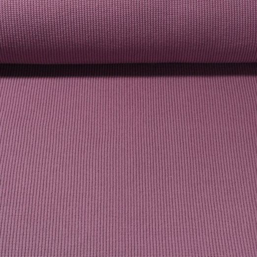 Sweat coton tricoté Nils - Mauve Uni